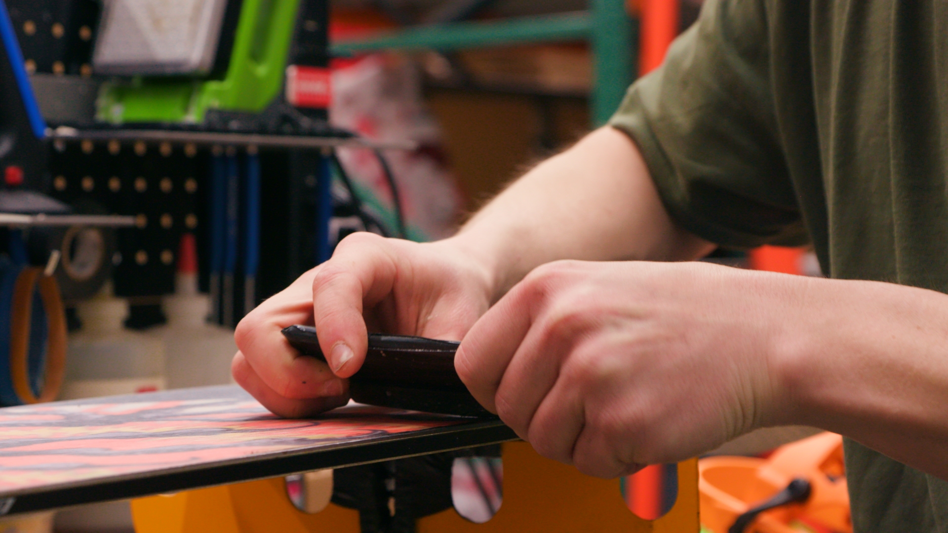 Snowboard shop services done by Sun & Ski Sports team